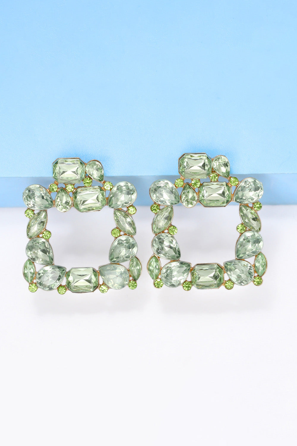 Melody Double Square Earrings (currently on back order)