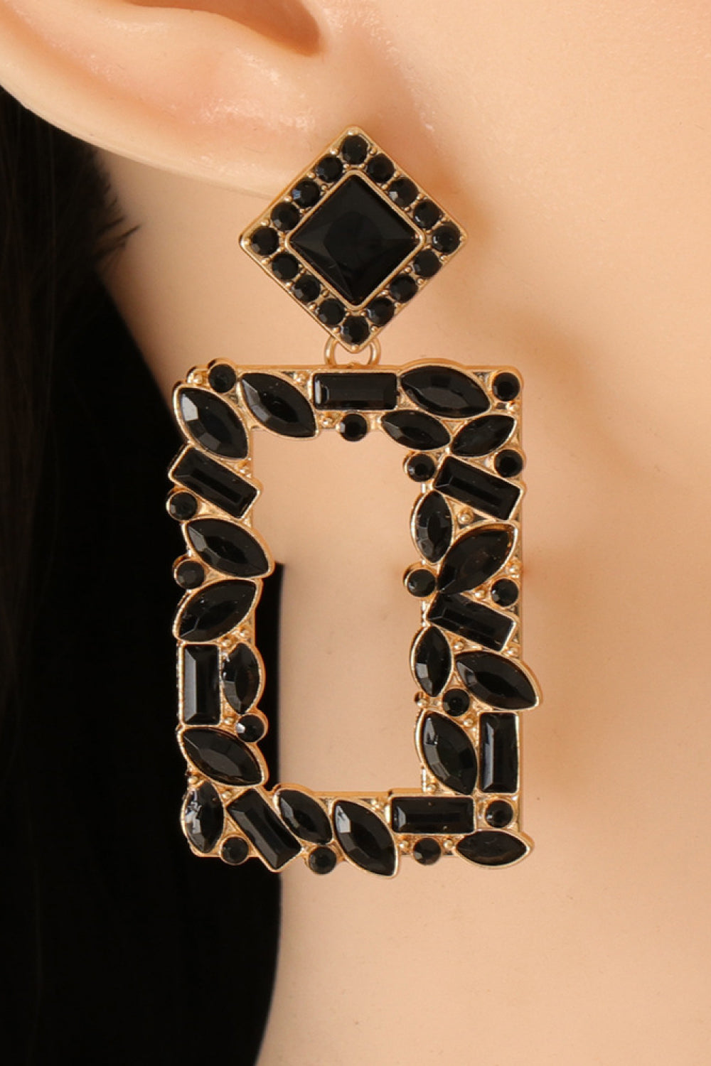 Audy Diamond Square Earrings(currently on back order)