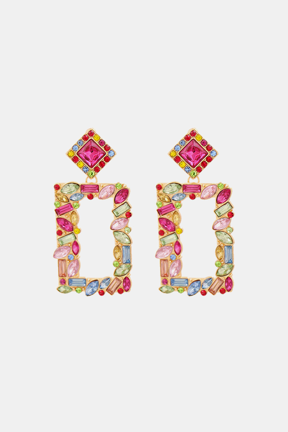 Audy Diamond Square Earrings(currently on back order)