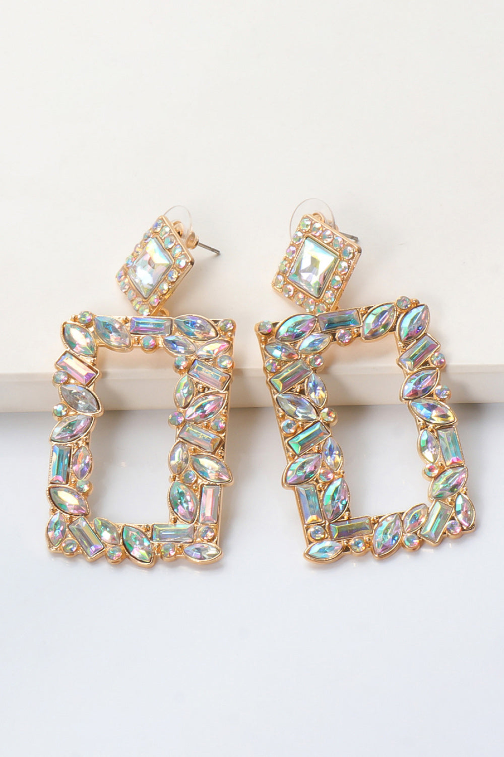 Audy Diamond Square Earrings(currently on back order)