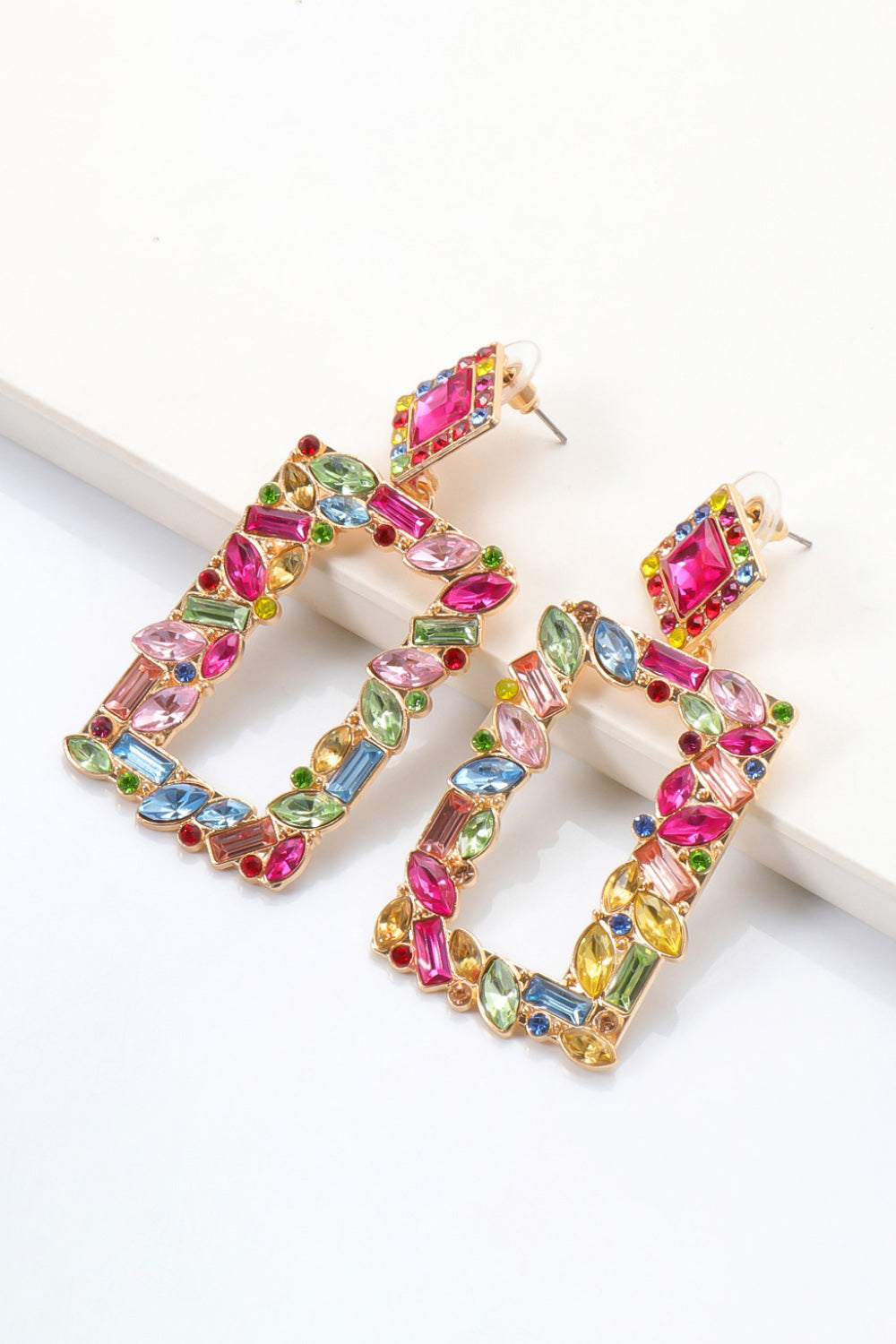 Audy Diamond Square Earrings(currently on back order)