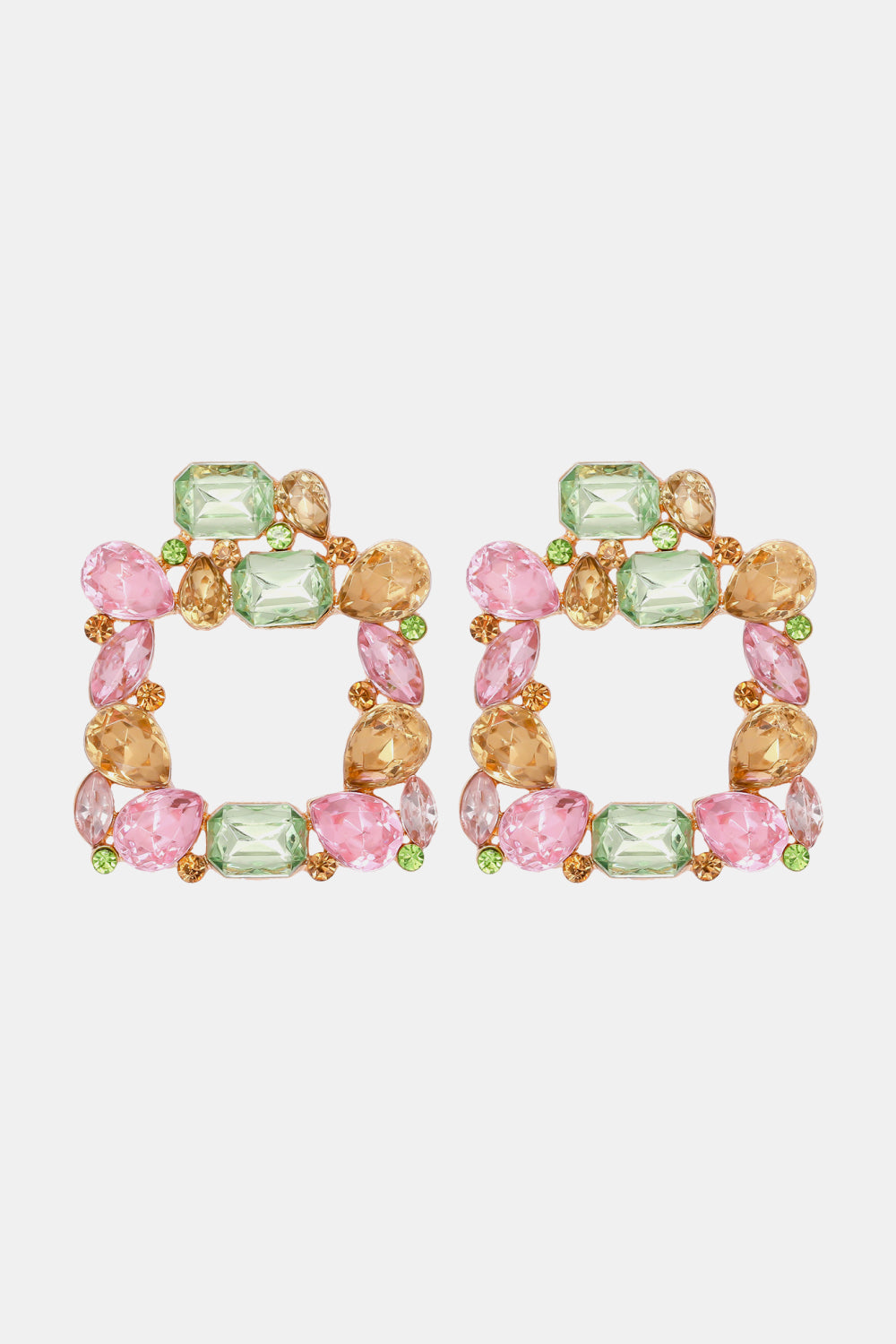 Melody Double Square Earrings (currently on back order)