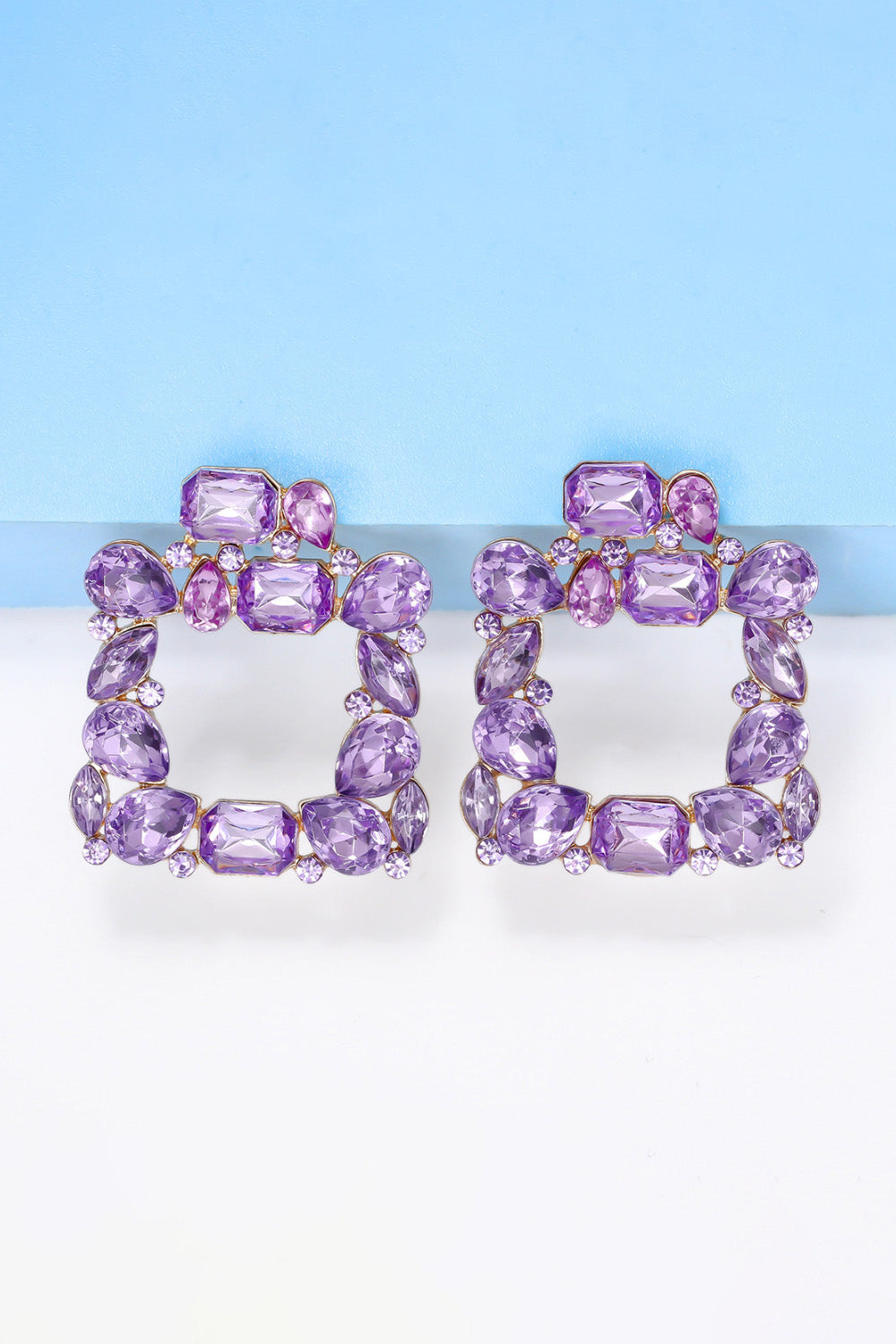 Melody Double Square Earrings (currently on back order)