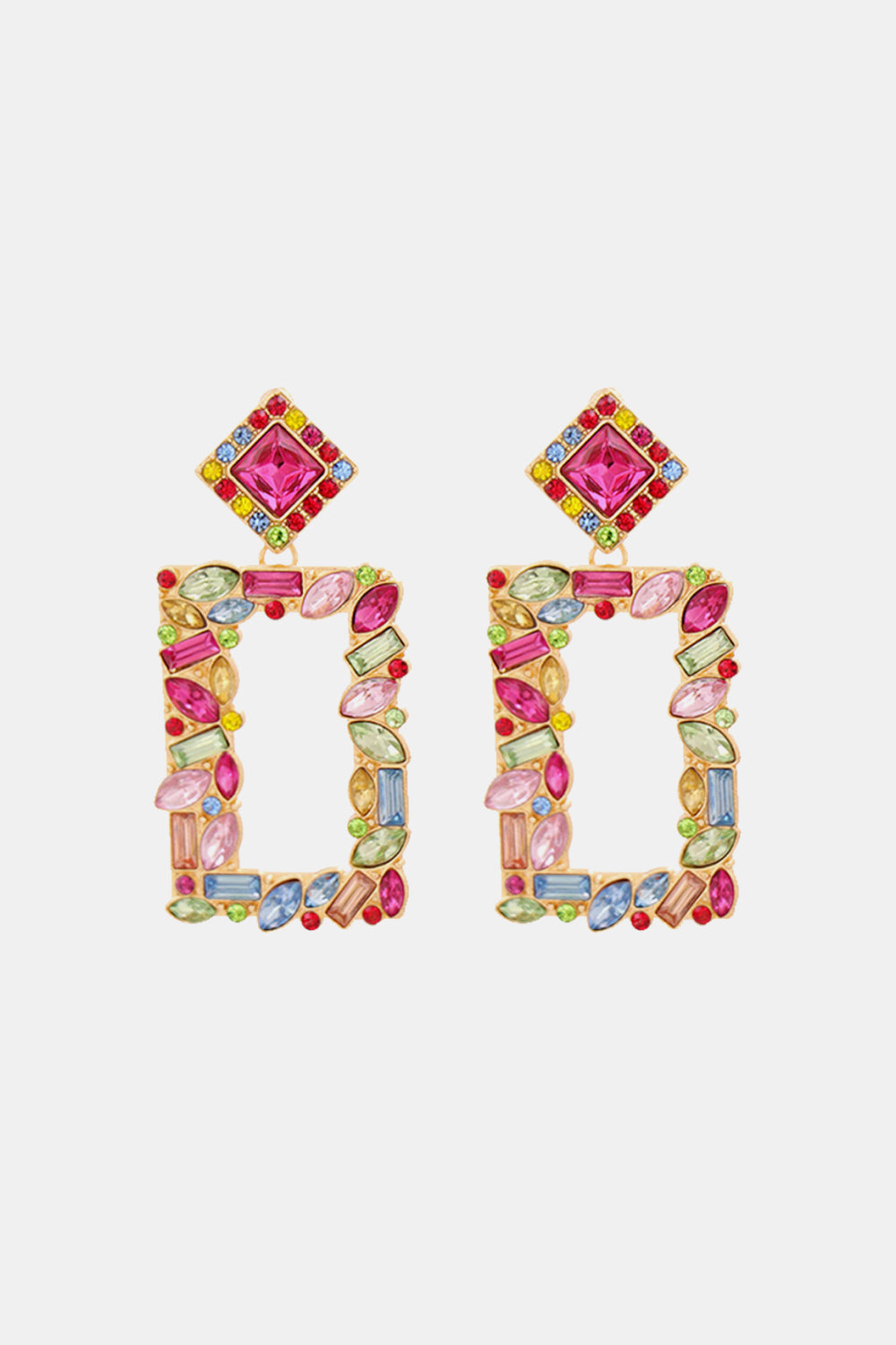 Audy Diamond Square Earrings(currently on back order)